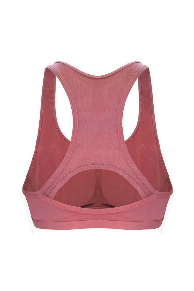 Double-sided Splicing Mesh Yoga Sports Bra