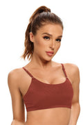 Adjustable Back Buckle Seamless Sports Bra