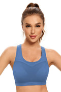 Double-sided Splicing Mesh Yoga Sports Bra