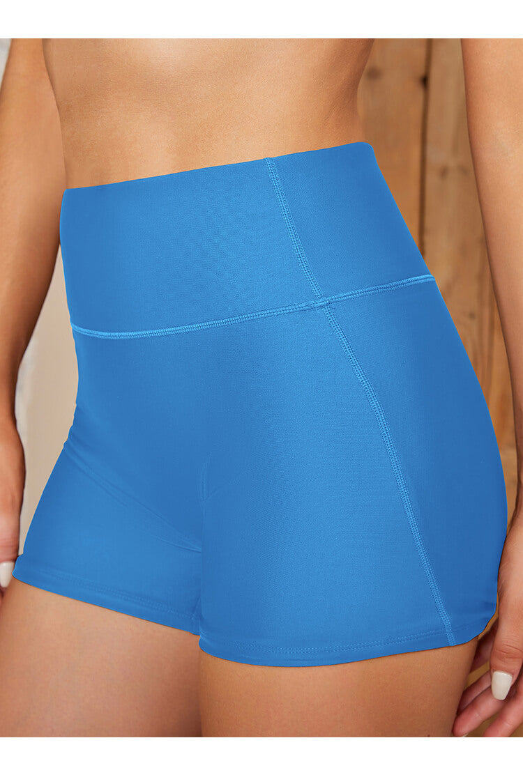Women's Swim Shorts High Waisted Bottoms Quick Dry Swimsuit Board Shorts