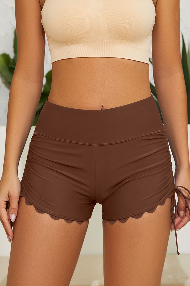 High Waisted Swim Shorts