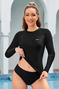 Long Sleeve Rash Guard Tops Sun Protection Beach Swim Shirts