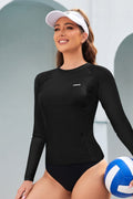 Long Sleeve Rash Guard Tops Sun Protection Beach Swim Shirts