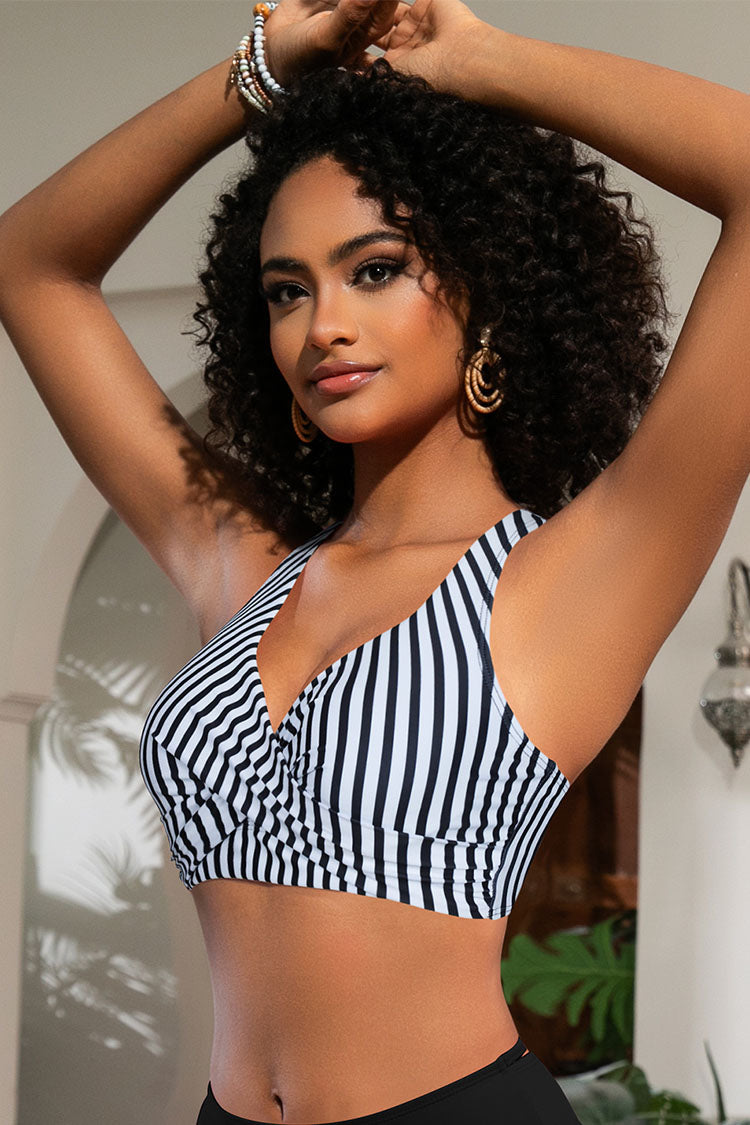 Women's Crossover V-Neck Bikini Top