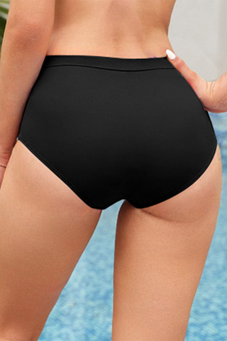 Women's Tummy Control Retro Bikini Bottoms