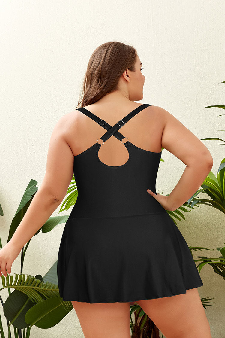 Women‘s Plus Size Tummy Control Bathing Suits