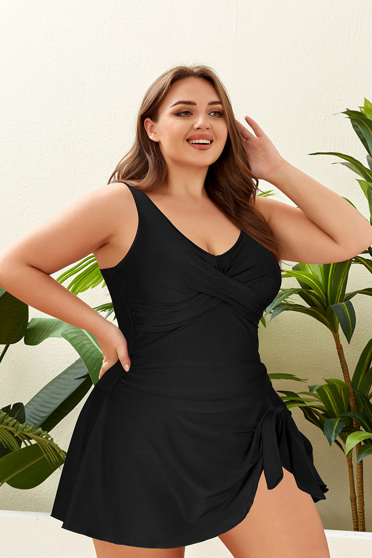 Women‘s Plus Size Tummy Control Bathing Suits