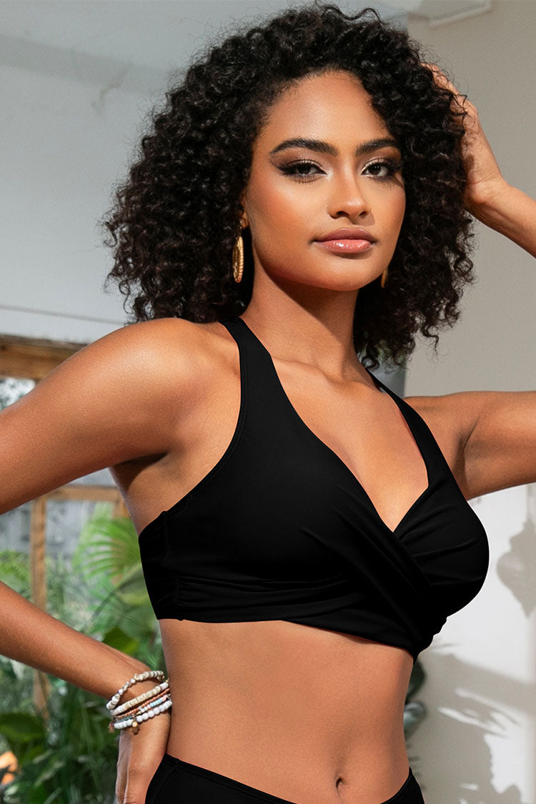 Women's Crossover V-Neck Bikini Top