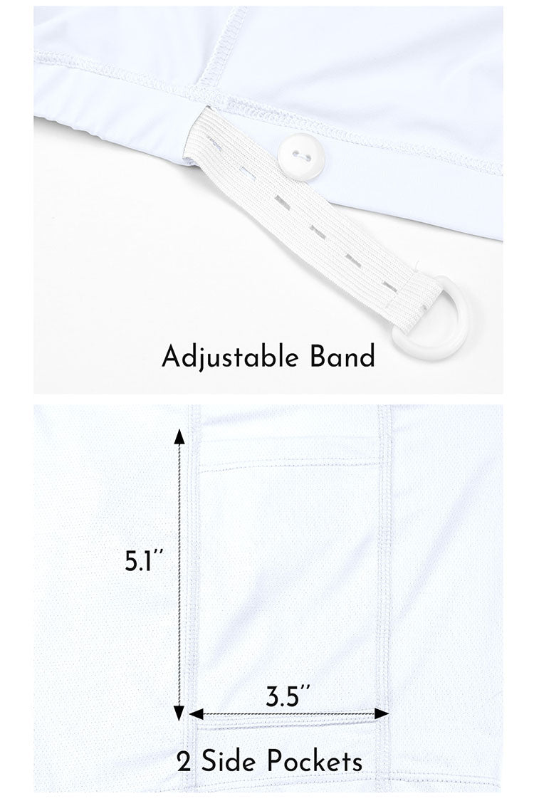 Women's Ruffle High Waist Maternity Swim Skirt