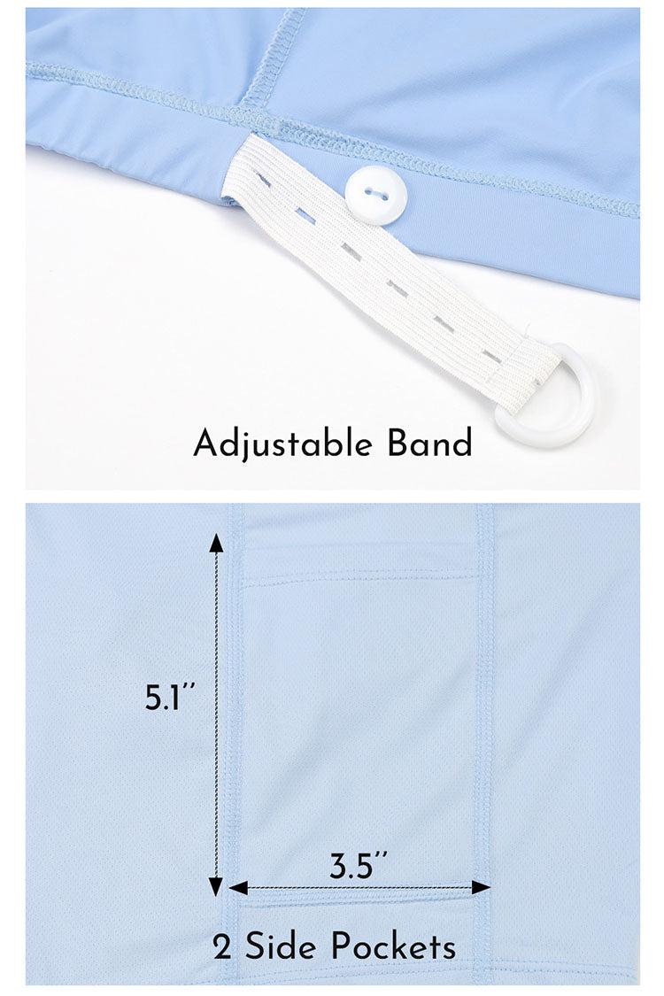 Women's Ruffle High Waist Maternity Swim Skirt