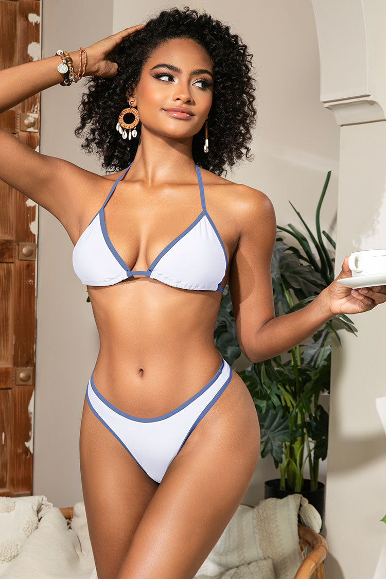 Women's Halter String Triangle Bikini Sets