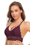 Deep V Bralette Front Closure Bra