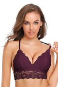 Deep V Bralette Front Closure Bra