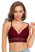 Deep V Bralette Front Closure Bra