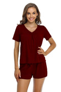 Short Sleeve Lightweight Loungewear Pajamas