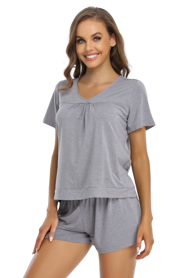 Short Sleeve Lightweight Loungewear Pajamas