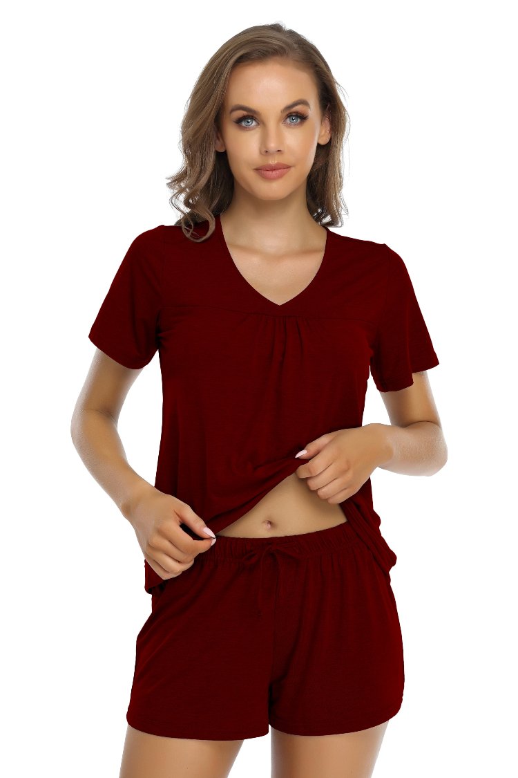 Short Sleeve Lightweight Loungewear Pajamas