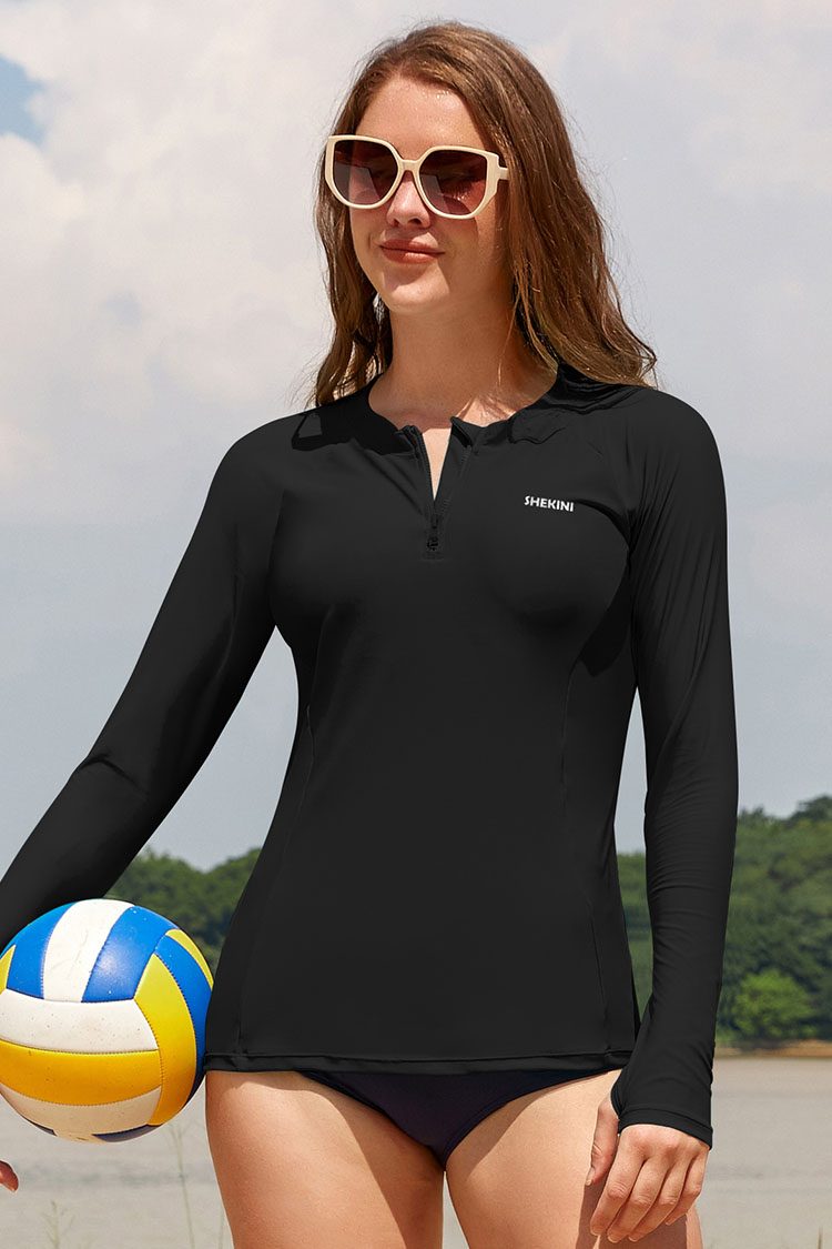Shekini Long-Sleeve sports Swim Top