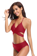 Push-up Bandage Halter Bikini