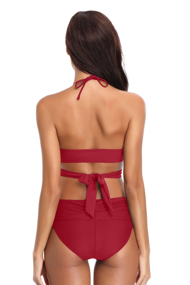 Push-up Bandage Halter Bikini