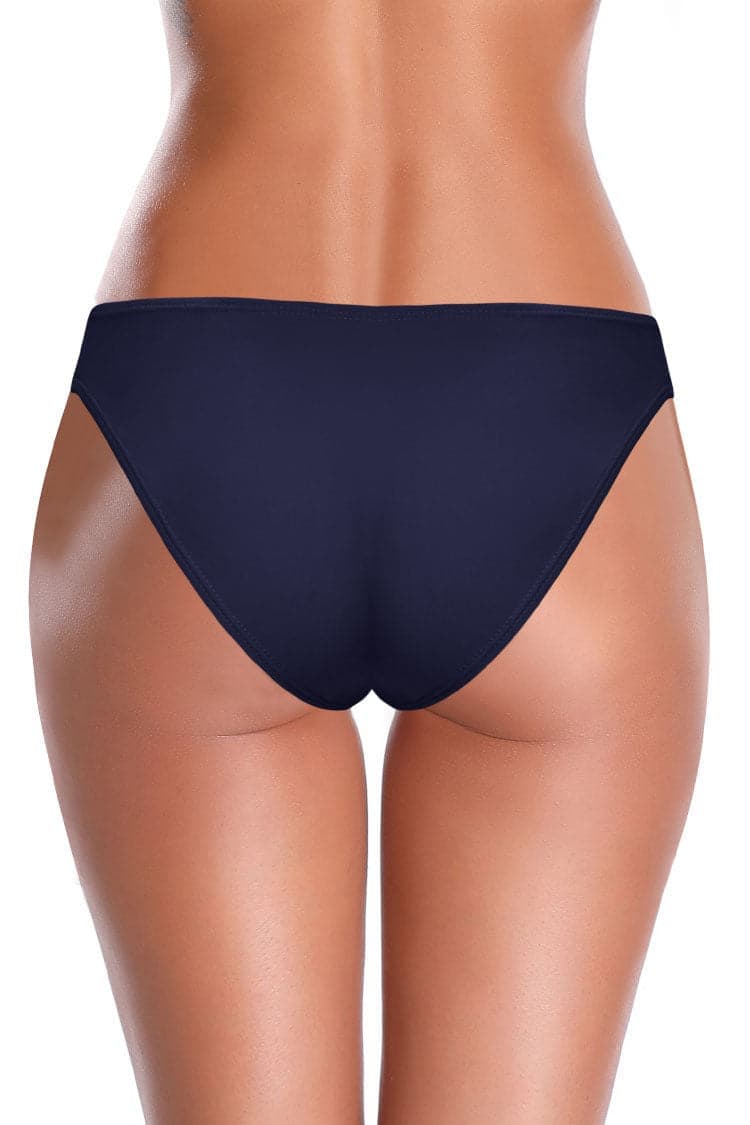 SHEKINI Shirred Side Low Rise Hipster Sexy Bikini Bottom