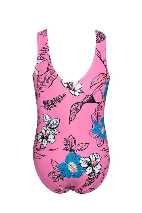 SHEKINI Pineapple Flamingo Ruched Kids Girl Swimsuits