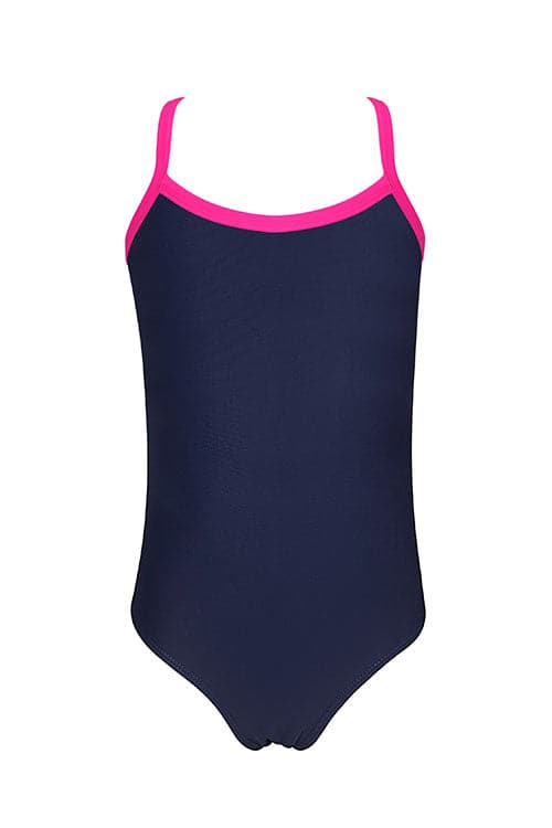 SHEKINI Back Hollow Out Swimsuit Rackless Shoulder Kids Girl Swimsuits