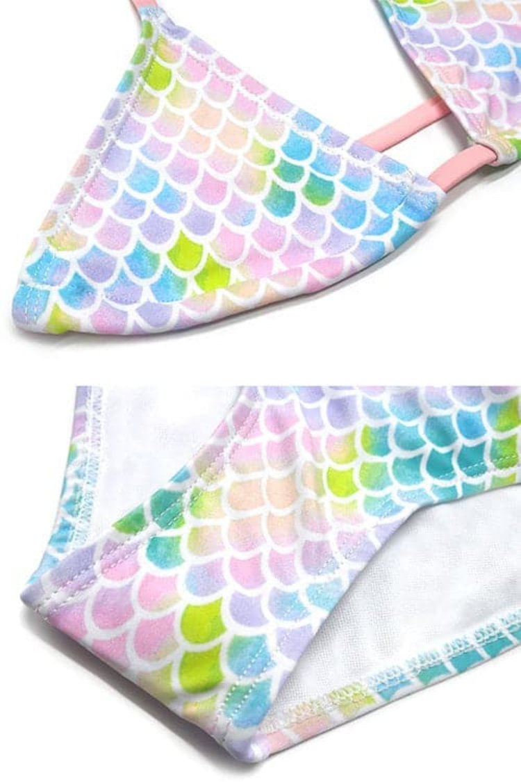 Girls' Swimwear Halter Triangle Bikini Swimsuits