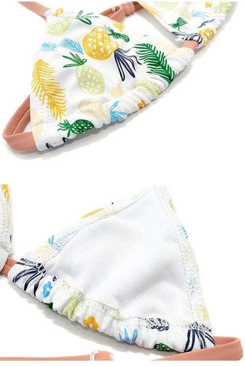 Girls' Swimwear Halter Triangle Bikini Swimsuits