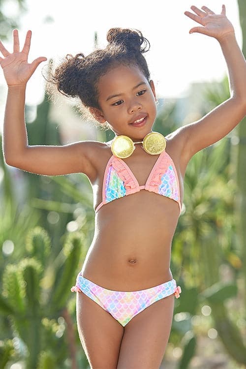 Triangle Halter Bikini Beach Swimsuit Girls Bathing Suits