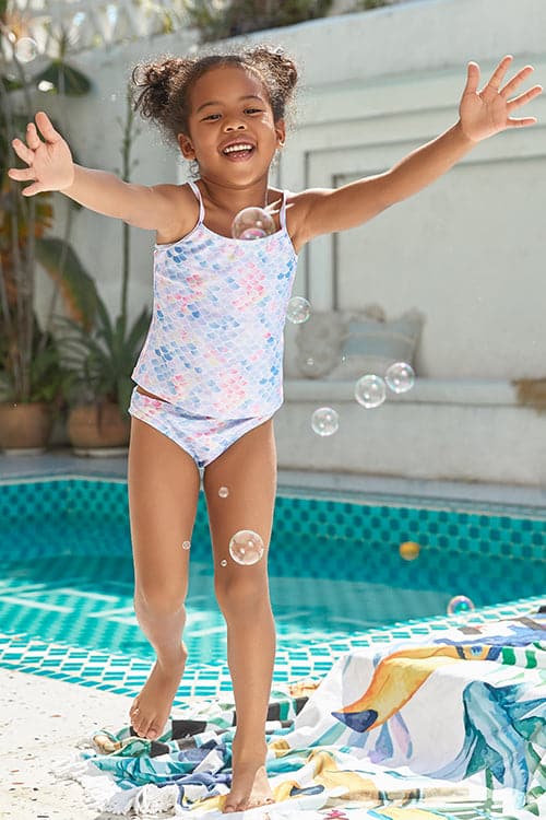 SHEKINI Baby Toddler Bikini Kids Tankini Set Girls Two Piece Swimsuits