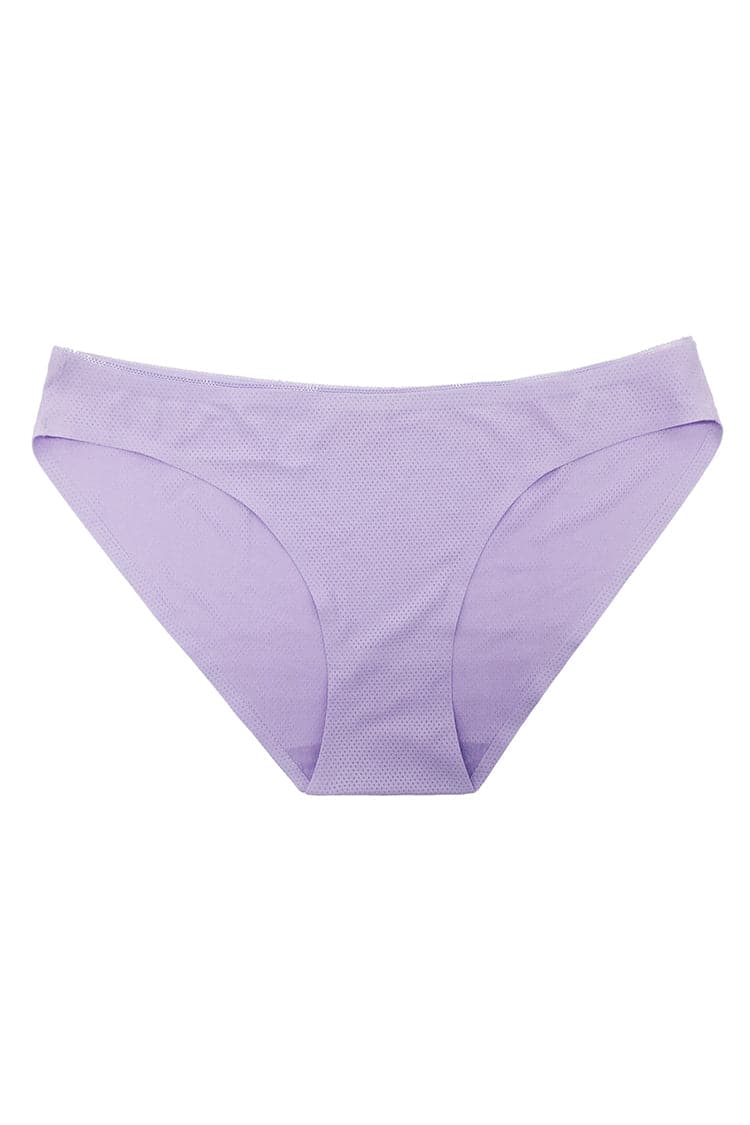 SHEKINI Seamless Soft Low Rise Brief Hipster Panties 4 Pack