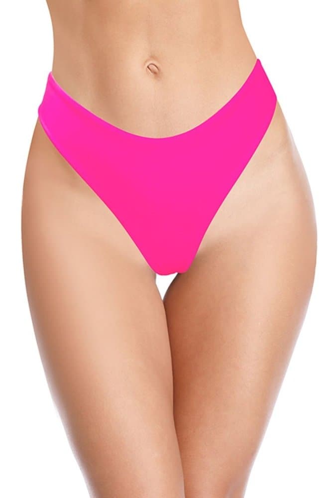 SHEKINI Brazilian U-Cut Thong Bikini Bottom