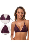 SHEKINI Embroidery Floral Lace Bra??D?