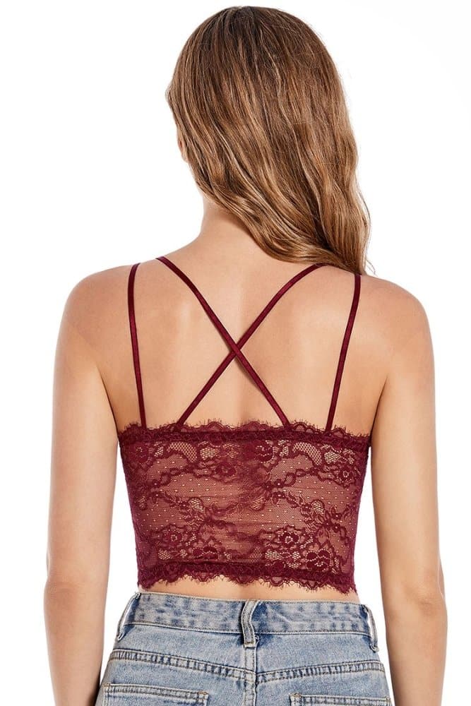 Sexy Lace Bralette Wirefree Comfortable Soft Bra – Shekini