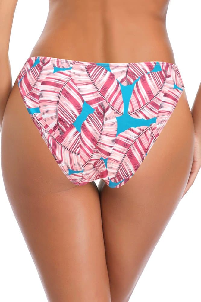 SHEKINI Floral Print Low Rise Bikini Bottoms