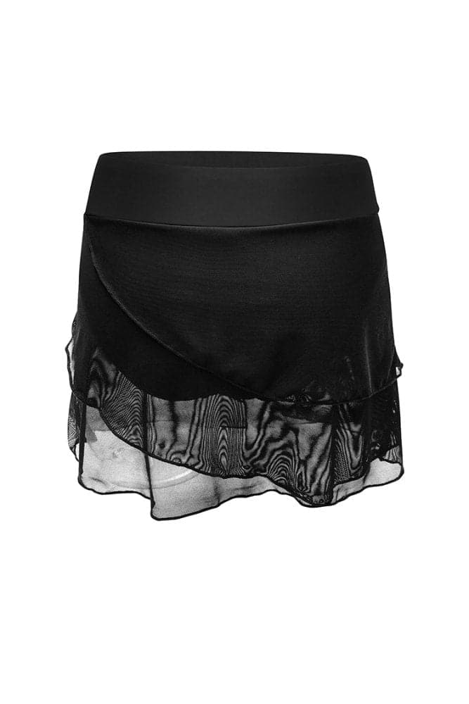 SHEKINI Mesh Layer Swim Skirt Built-in Swim Bottoms