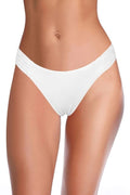 SHEKINI Shirred Side Low Rise Hipster Sexy Bikini Bottom